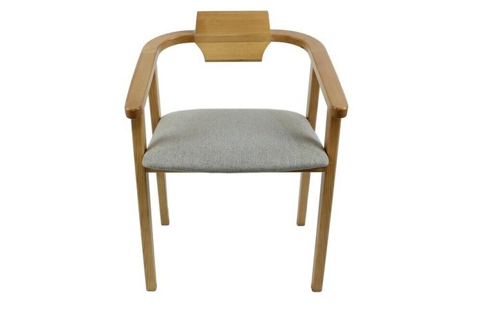 Стул-кресло Дублин серо-бежевого цвета - купить Обеденные стулья по цене 9040.0