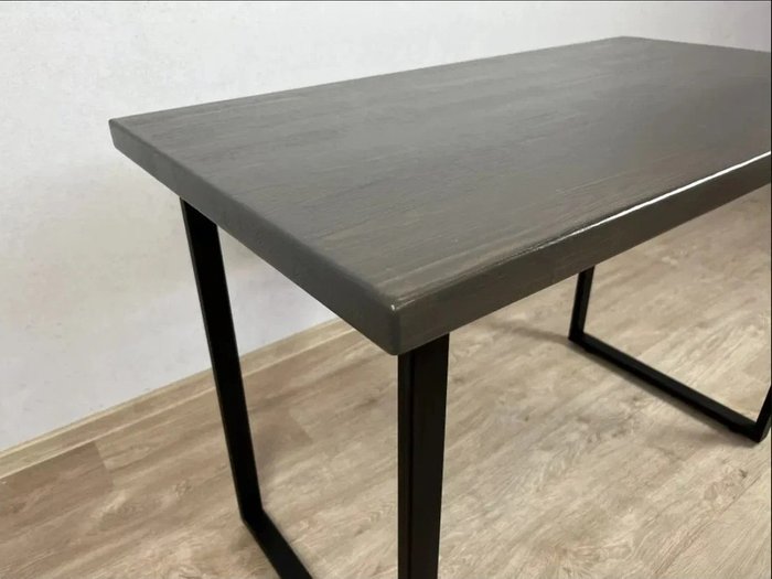 Стол обеденный Loft 120х70 черно-коричневого цвета - лучшие Обеденные столы в INMYROOM