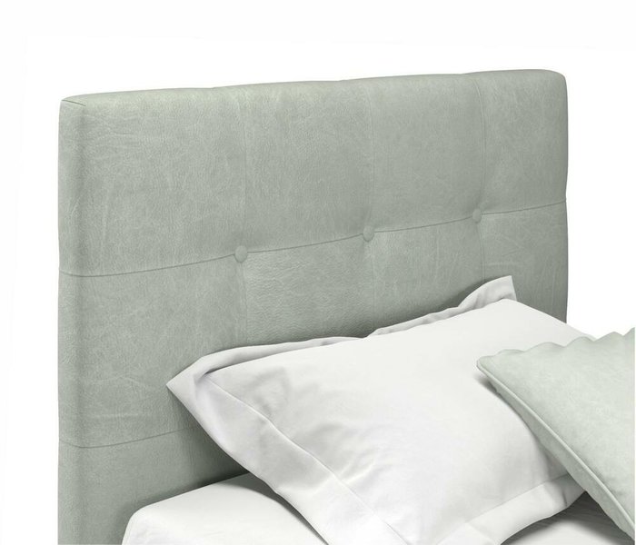Кровать с ортопедическим основанием Selesta 90х200 серого цвета - купить Кровати для спальни по цене 18500.0