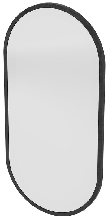 Настенное зеркало Норд 45х90 черного цвета