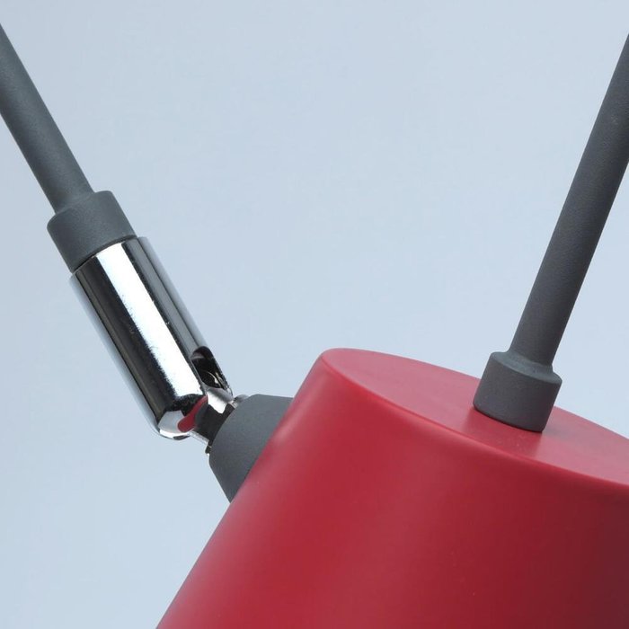 Подвесной светодиодный светильник Хартвиг с красным плафоном - лучшие Подвесные светильники в INMYROOM