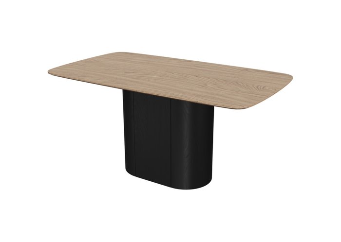 Обеденный стол Type 160 черно-бежевого цвета - купить Обеденные столы по цене 67900.0