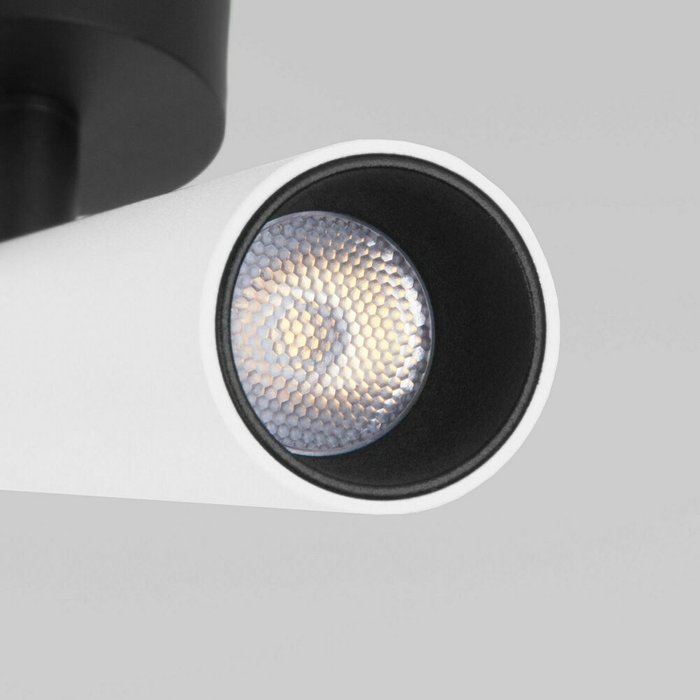 Накладной светодиодный светильник Diffe 5 бело-черного цвета - лучшие Накладные споты в INMYROOM