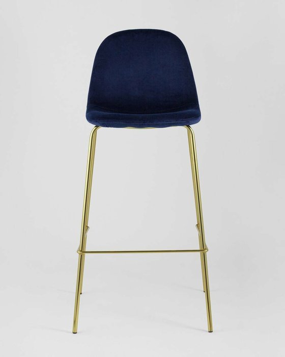 Стул барный Валенсия синего цвета - лучшие Барные стулья в INMYROOM