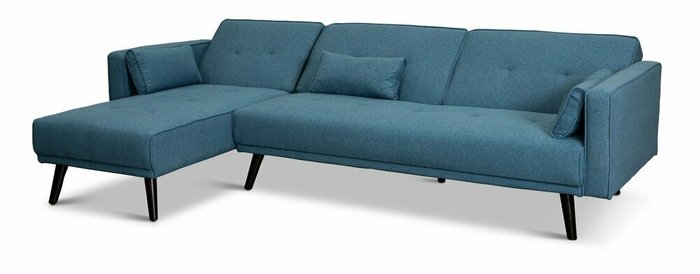 Угловой диван-кровать Calobro синего цвета - купить Угловые диваны по цене 59990.0