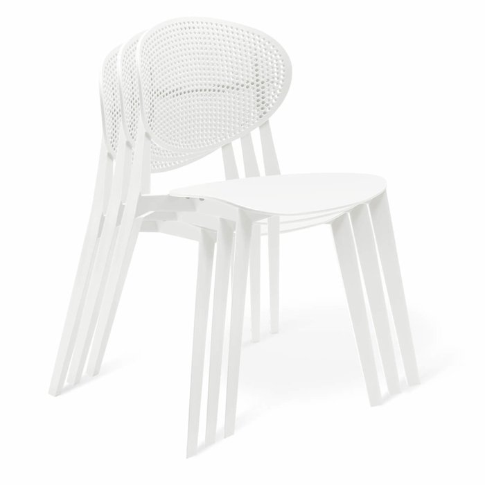 Стул Manfred белого цвета - купить Обеденные стулья по цене 3435.0