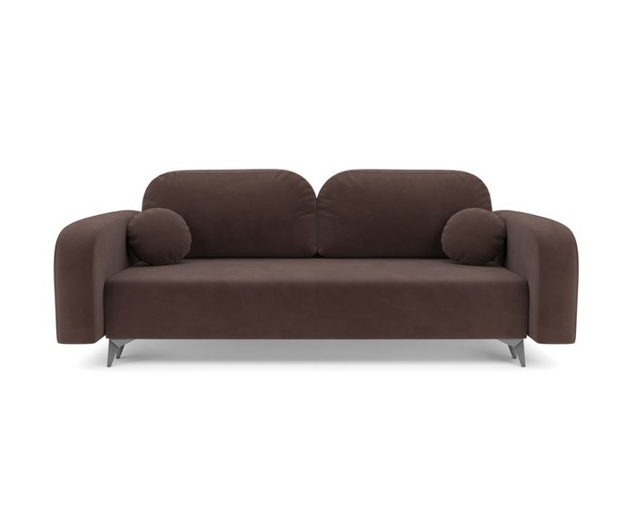 Прямой диван-кровать Цюрих светло-коричневого цвета - купить Прямые диваны по цене 40690.0