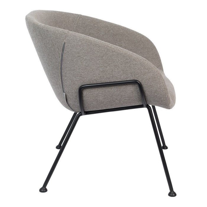 Кресло Feston серого цвета - лучшие Интерьерные кресла в INMYROOM
