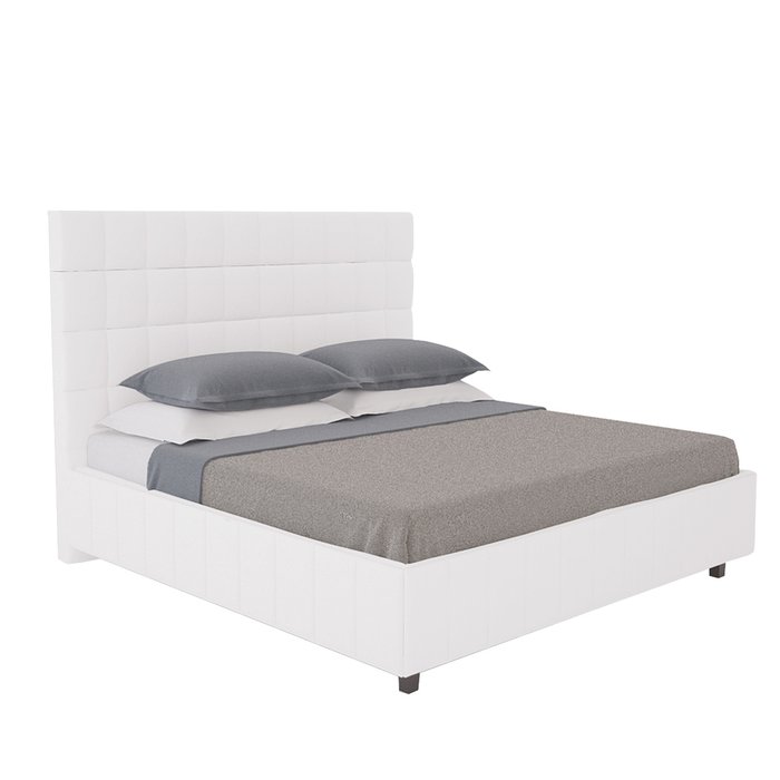 Кровать Shining Modern с мягким изголовьем и прочным деревянным каркасом 200х200 