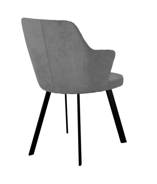 Стул DikLine 345 серого цвета - лучшие Обеденные стулья в INMYROOM