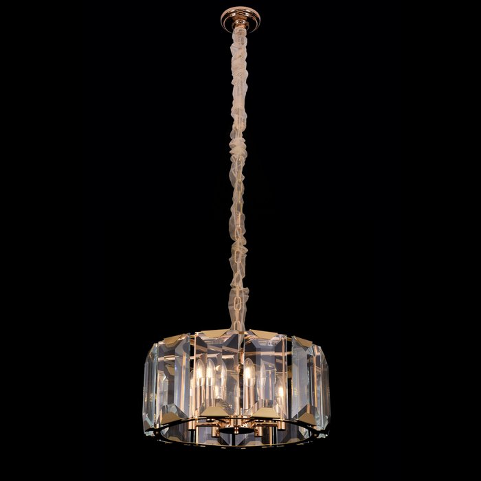 Подвесной светильник Harlow Crysta gold из больших кристаллов - купить Подвесные люстры по цене 96330.0