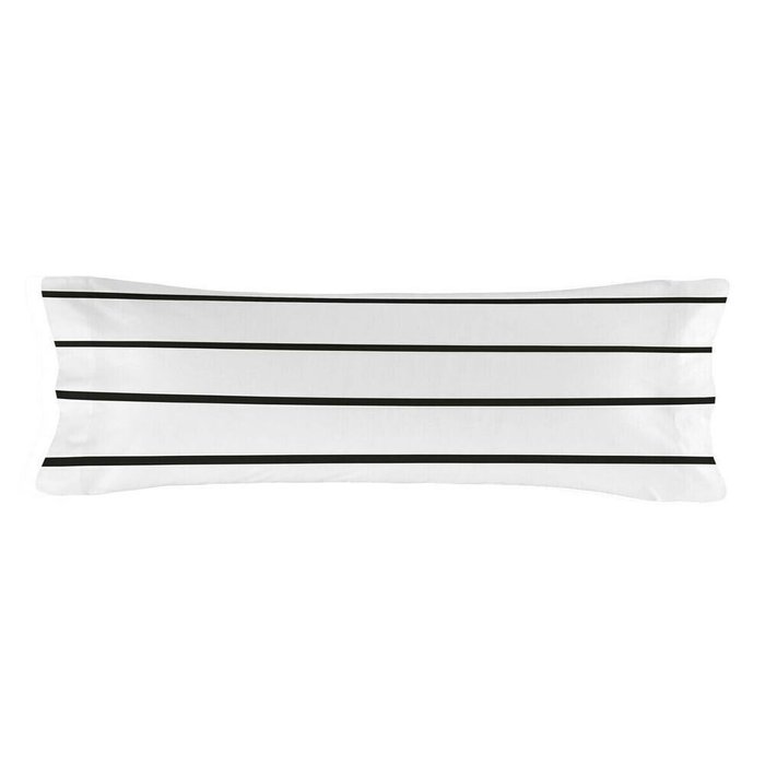 Наволочка Blanc Blush 45x110 бело-черного цвета