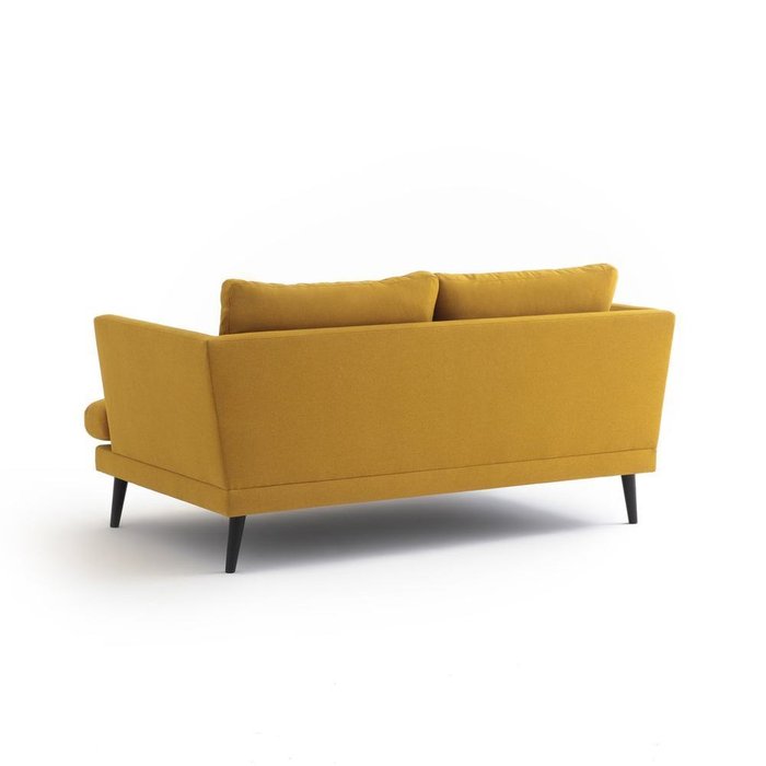 Диван прямой трехместный Tomo желтого цвета - лучшие Прямые диваны в INMYROOM