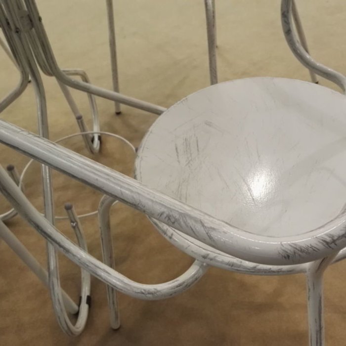 Стул Abela серебристого цвета - купить Обеденные стулья по цене 3120.0