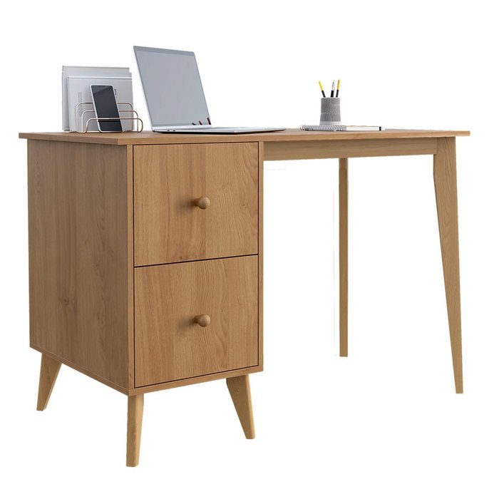 Письменный стол Wood бежевого цвета