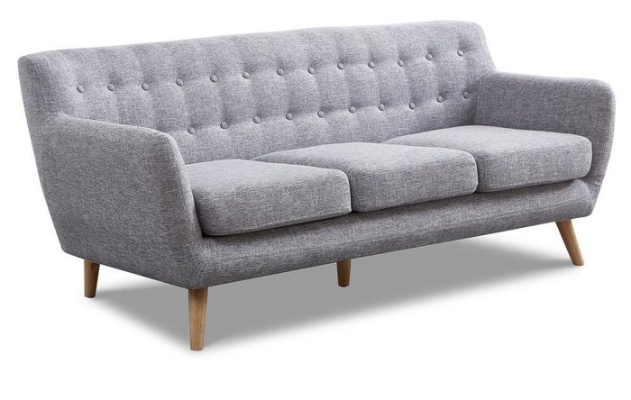 Прямой диван Copenhagen пепельно-серого цвета - лучшие Прямые диваны в INMYROOM