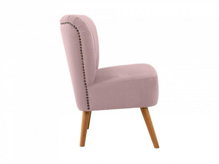 Кресло Barbara пыльно-розового цвета - лучшие Интерьерные кресла в INMYROOM