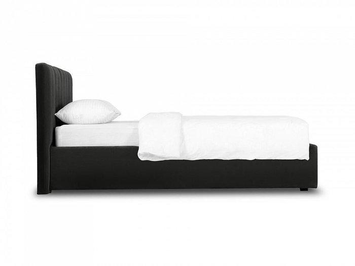 Кровать Queen Sofia 160х200 Lux черного цвета с подъемным механизмом - лучшие Кровати для спальни в INMYROOM