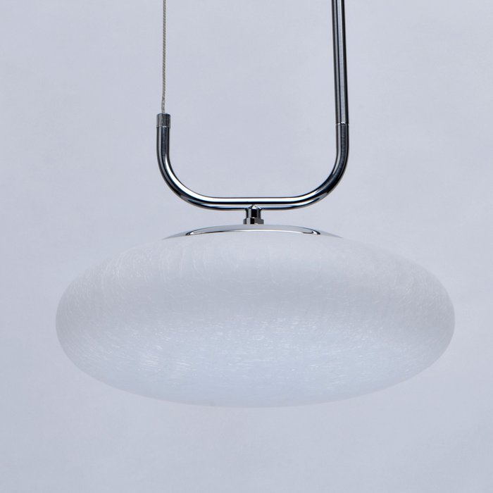 Подвесной светодиодный светильник Ауксис с белым плафоном - лучшие Подвесные светильники в INMYROOM