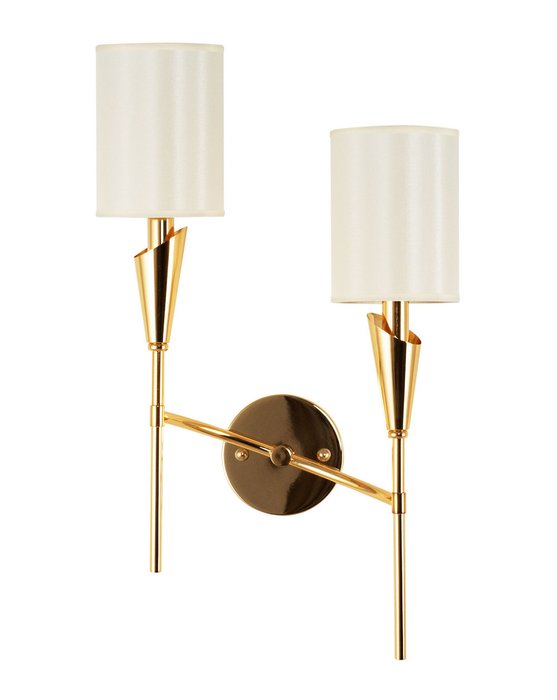 Бра Luiza с кремовыми абажурами