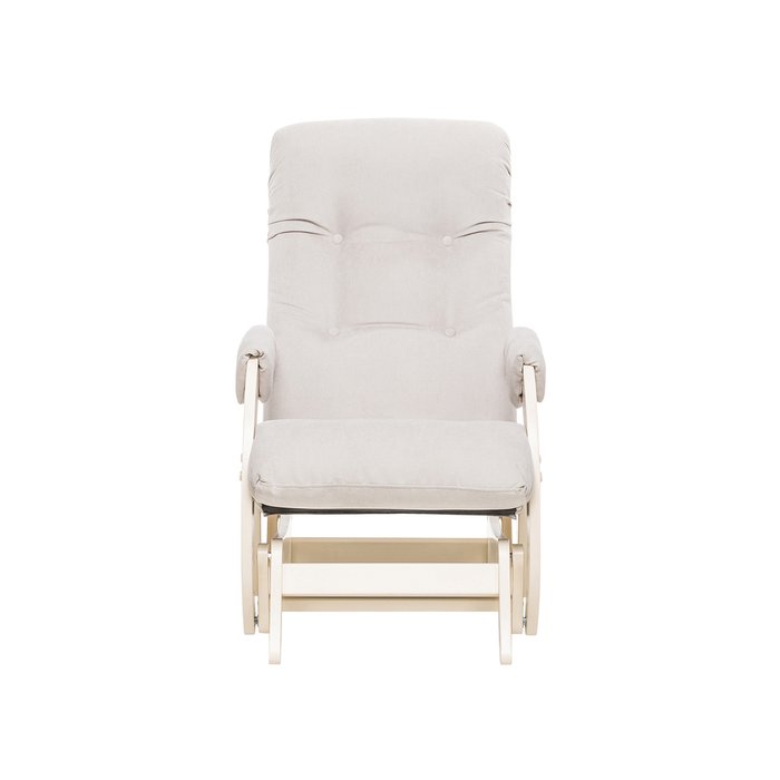 Кресло-глайдер Модель 68 с обивкой серого цвета - купить Интерьерные кресла по цене 14781.0