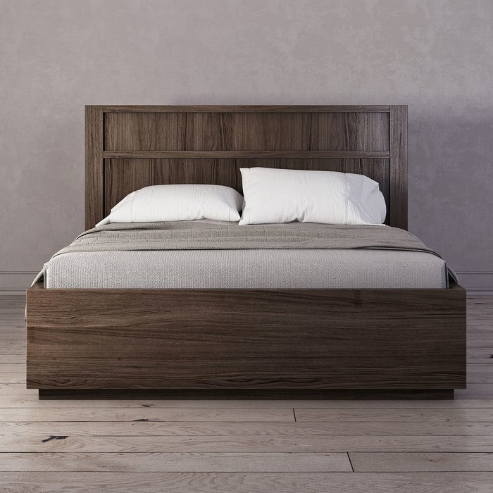 Кровать Brenson коричневого цвета 160х200  - купить Кровати для спальни по цене 192500.0