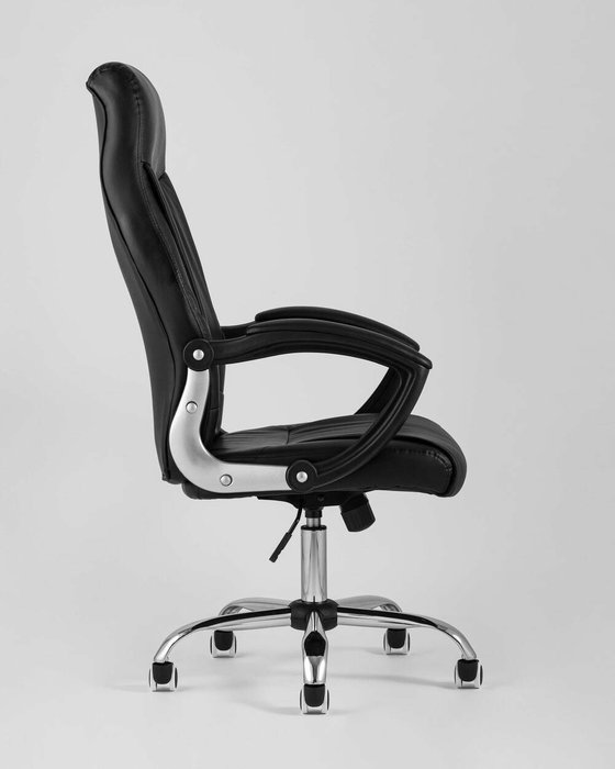 Кресло руководителя Top Chairs Tower черного цвета - лучшие Офисные кресла в INMYROOM