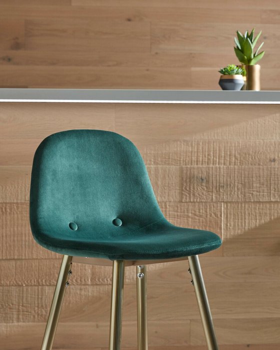 Барный стул Nilson темно-зеленого цвета  - лучшие Барные стулья в INMYROOM