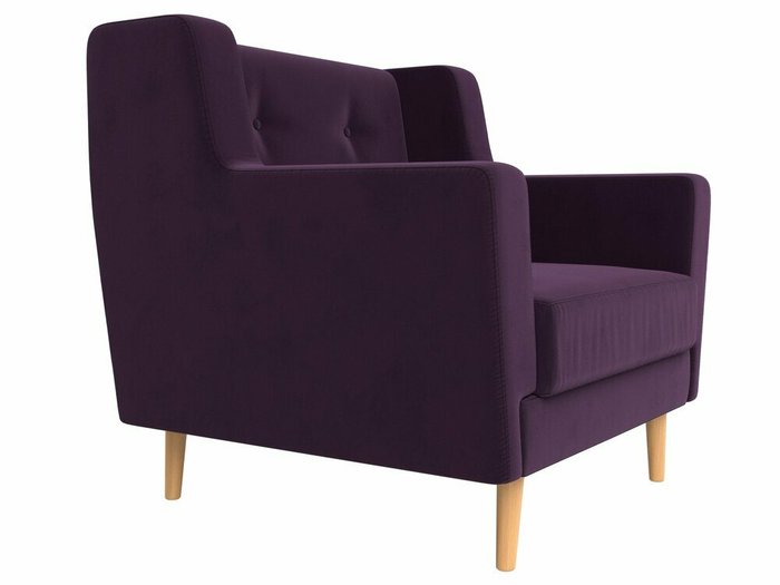 Кресло Брайтон темно-фиолетового цвета - лучшие Интерьерные кресла в INMYROOM