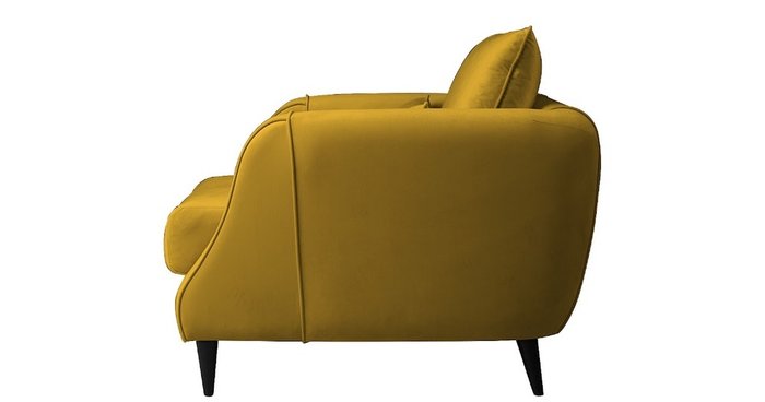 Кресло Dante горчичного цвета - купить Интерьерные кресла по цене 40900.0