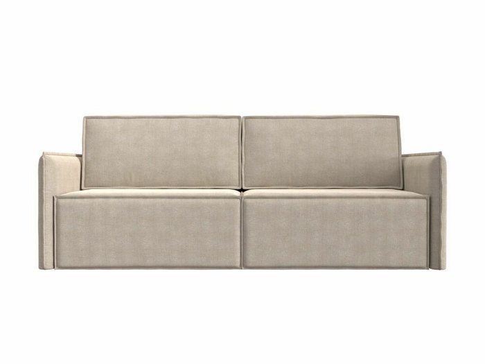 Прямой диван-кровать Либерти бежевого цвета - купить Прямые диваны по цене 52999.0