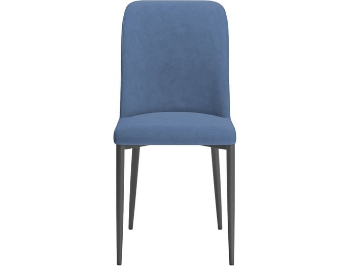 Комплект из двух стульев Софт синего цвета - лучшие Обеденные стулья в INMYROOM