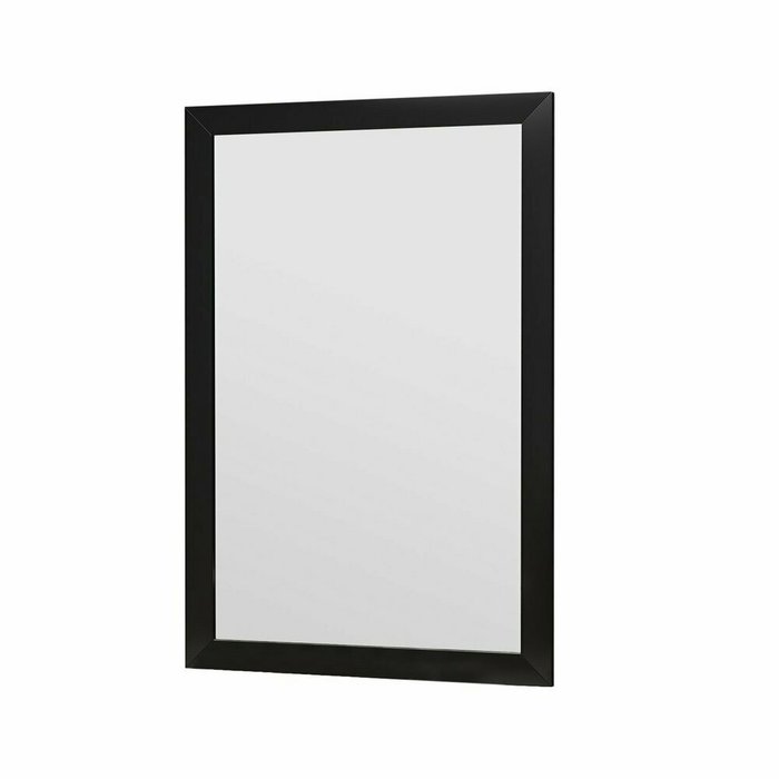Настенное зеркало 50х75 в раме черного цвета