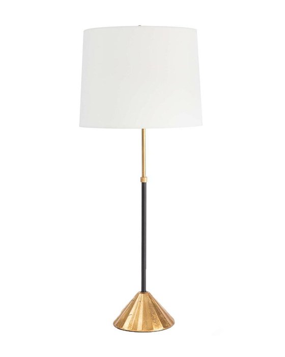 Настольная лампа Монти с белым абажуром