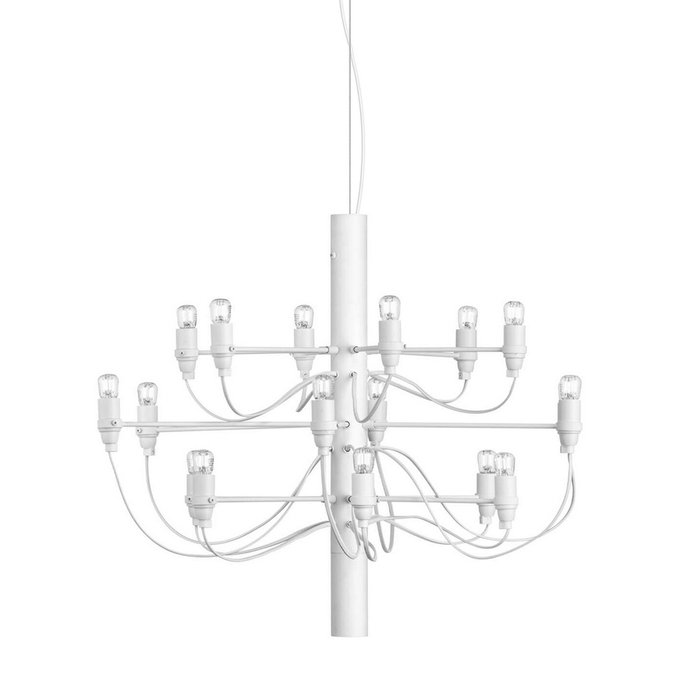 Подвесной светильник Gino 10196/650 White (металл, цвет белый) - лучшие Подвесные люстры в INMYROOM