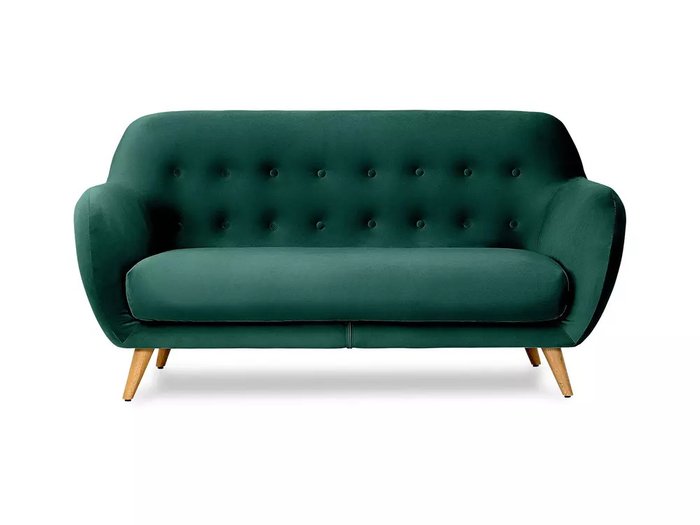 Диван Loa темно-зеленого цвета - купить Прямые диваны по цене 49950.0