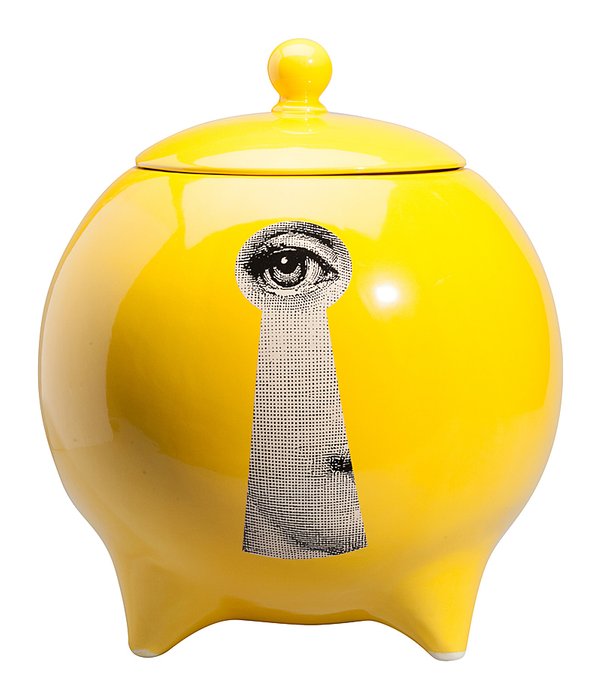 Декоративная ваза с крышкой Serratura Yellow I - лучшие Вазы  в INMYROOM