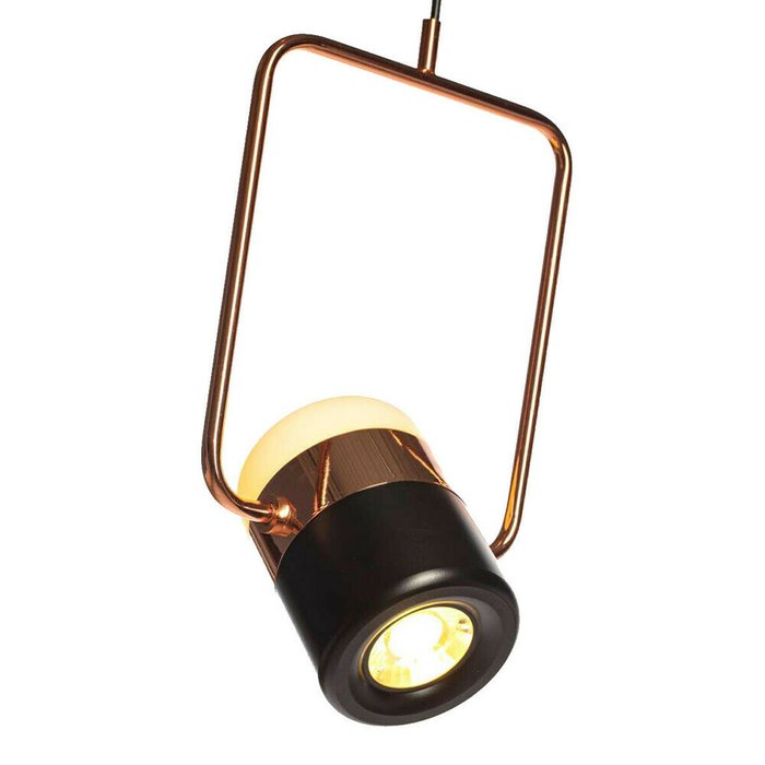 Подвесной светодиодный светильник Ling черно-золотого цвета - лучшие Подвесные светильники в INMYROOM