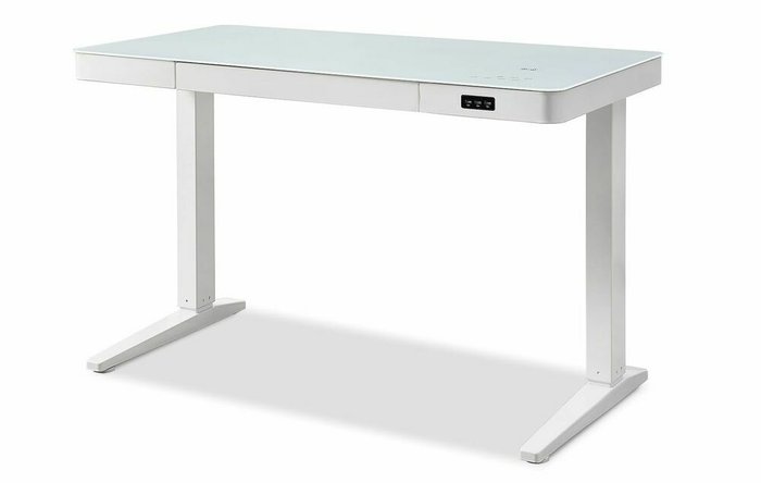 Стол с регулируемой высотой Optima белого цвета - лучшие Письменные столы в INMYROOM