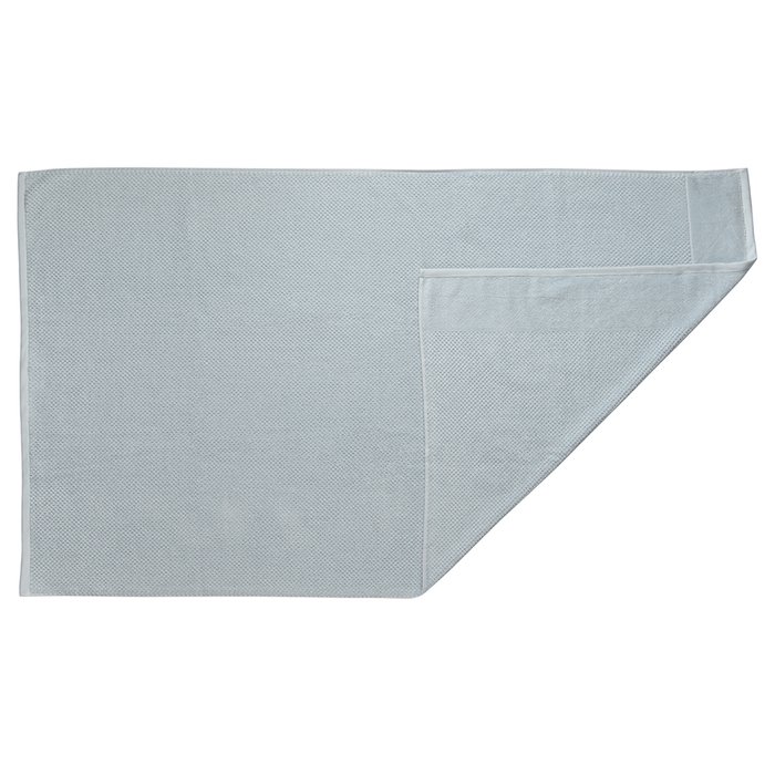 Полотенце банное фактурное Essential голубого цвета - лучшие Банные полотенца в INMYROOM
