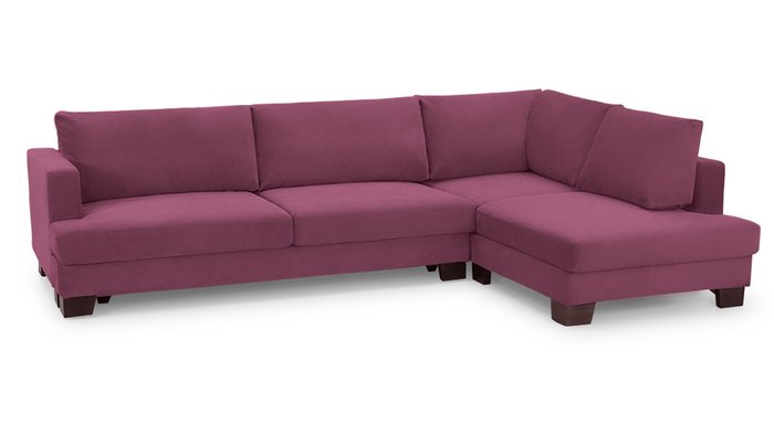 Угловой диван-кровать Марсель фиолетового цвета - купить Угловые диваны по цене 111800.0