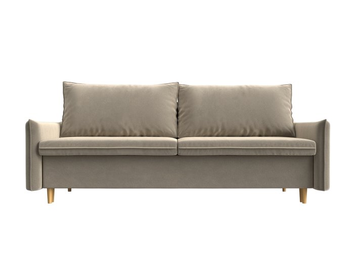 Прямой диван-кровать Хьюстон бежевого цвета - купить Прямые диваны по цене 40990.0