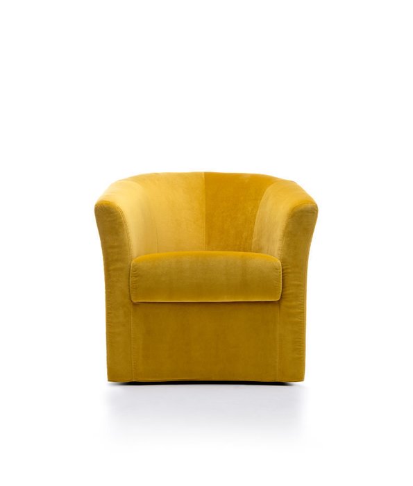 Вращающееся кресло Yoyo желтого цвета - купить Интерьерные кресла по цене 81592.0