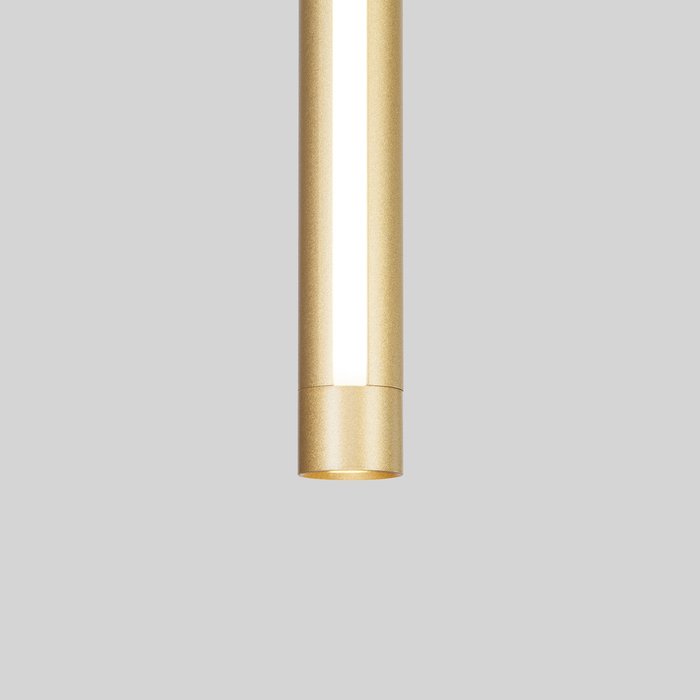 Подвесной светодиодный светильник Strong золотого цвета - купить Подвесные светильники по цене 7820.0