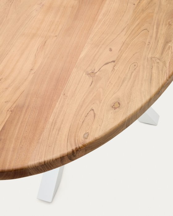 Овальный стол Arya Argo бежево-белого цвета - купить Обеденные столы по цене 199990.0
