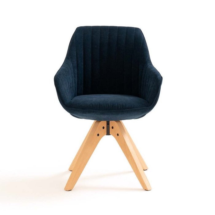 Кресло офисное вращающееся Jimi синего цвета - купить Офисные кресла по цене 26437.0
