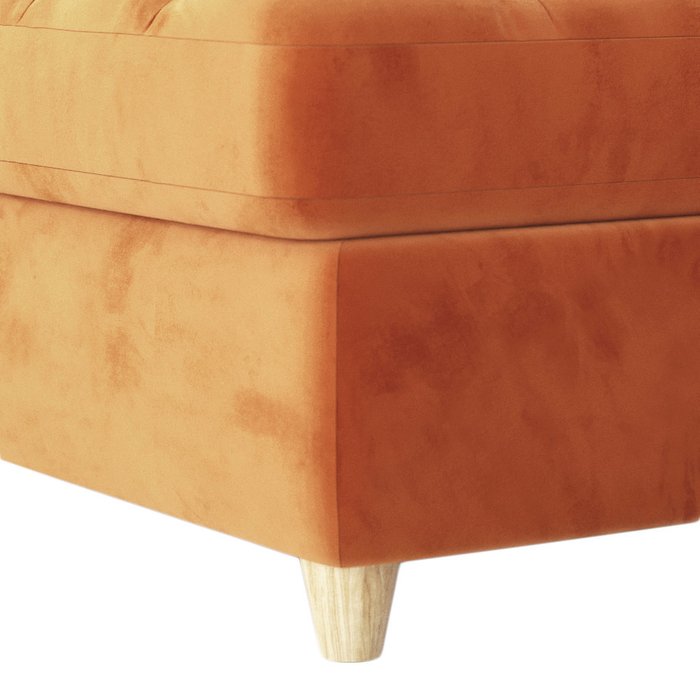 Диван-кровать Scott MTR  оранжевого цвета - лучшие Угловые диваны в INMYROOM