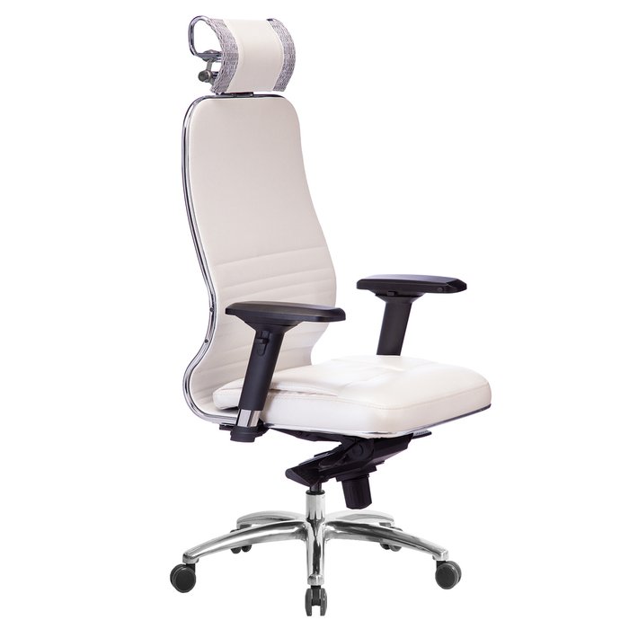 Кресло офисное Samurai белого цвета  - купить Офисные кресла по цене 24712.0