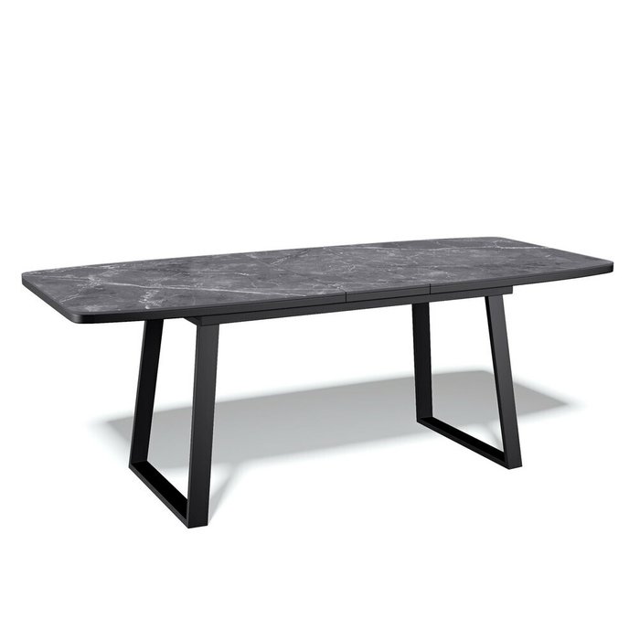 Раздвижной обеденный стол AZ140 черного цвета - купить Обеденные столы по цене 43940.0