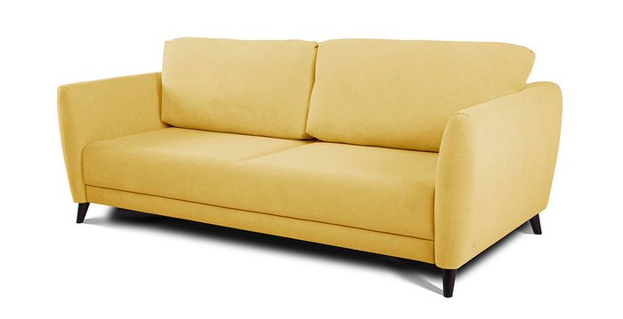 Прямой диван-кровать Фабьен желтого цвета - купить Прямые диваны по цене 57288.0